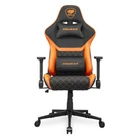Кресло игровое Cougar Armor One V2 F геймерское, текстильная ткань, стальной каркас, черный+оранжевый