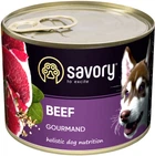 Вологий корм Savory для дорослих собак з яловичиною