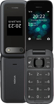 Telefon komórkowy Nokia 2660 Flip DualSim Black Noir (1GF011FPA1A01)