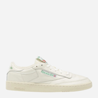 Sneakersy damskie skórzane Reebok Club C 85 Vintage W 100007797 37.5 Ecru (4065418211468)