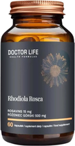 Zestaw suplementów diety Doctor Life Rhodiola Rosea z korzenia różeńca górskiego 500 mg + Rozavin 15 mg 60 kapsułek (5905692385556)