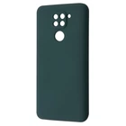 Чехол силиконовый VVave Premium Colorful Silicone Case (TPU) для Xiaomi Redmi Note 9 forest green