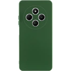 Чехол TPU GETMAN Liquid Silk Full Camera для Xiaomi Redmi 14C / Poco C75 Зеленый / Dark green