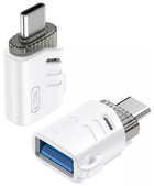 Переходник XO NB256B USB-A female to Type-C White