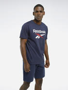 Koszulka męska bawełniana Reebok Identity Big 100071176 L Granatowa (4066763461096)