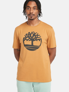 T-shirt męski bawełniany Timberland TB0A2C2R L Beżowy/Czarny (194902948475)