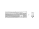 Комплект (клавіатура + міша) HP 230 Wireless Keyboard and Mouse Combo White (3L1F0AA)