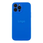 Чохол Silicone Case Full Size with Frame для iPhone 13 Pro Колір 44.Shiny Blue