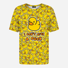 Футболка чоловіча Mr. Gugu & Miss Go I Don'T Give A Duck Tsh2322 4XL Жовта (5903845341992)