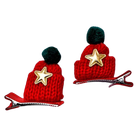 Новогодний набор шпилек для волос "New Year's" Stenson M48303 2шт/уп