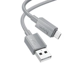 Кабель Hoco Micro USB Favor charging data cable X107 |1m, 2.4A| серый
