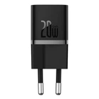 Мережевий зарядний пристрій Baseus GaN5 Fast Charger(mini) 1C 20W EU Black (CCGN050101)