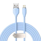 Кабель Baseus Jelly Liquid Silica Gel Fast Charging Data Cable USB to Lightning 2.4A 2m Blue (CAGD000103)