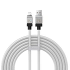 Кабель Baseus CoolPlay Series Fast Charging Cable USB to iP 2.4A 1m White (CAKW000402)