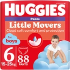 Трусики-подгузники Huggies Little Movers Pants 6 M-Pack 15-25 кг для мальчиков 88 шт (5029054568200)