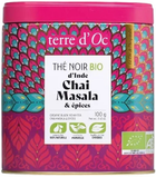 Чорний чай Terre d'Oc Bio Chai Masala & epices 100 г (3700324435959)