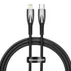 Кабель для iPhone на 1м.Type-C to Lightning Glimmer Fast-Charging 20W Black, Baseus для зарядки и передачи данных (CADH000001)