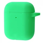 Чохол силіконовий з карабіном Wave Premium Silicone Case для Apple AirPods 1/2 green