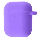 Чохол силіконовий з карабіном Wave Premium Silicone Case для Apple AirPods 1/2 light purple