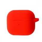 Чехол силиконовый с карабином Wave Premium Silicone Case New для Apple AirPods 4 red