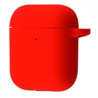Чехол силиконовый с карабином Wave Premium Silicone Case для Apple AirPods 1/2 red