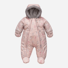 Kombinezon niemowlęcy dla dziewczynki zimowy Pinokio Winter Warm Overall 56 cm Różowy (5901033289934)