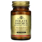 Фолієва кислота Solgar (Folic Acid Folate) 1000 мкг 60 таблеток