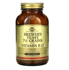 Натуральная добавка Solgar Brewers Yeast 7 1/2 Grains with Vitamin B12