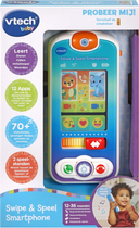 Zabawka interaktywna VTech Baby Smartfon do przesuwania i grania (3417765376238)