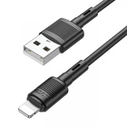 Зарядний кабель HOCO X83 Fast Charging Lightning 2.4A 1m Black