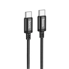 Зарядний кабель Hoco X89 Wind Type-C to Type-C 60W 3A 1m Black