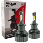 Лампа светодиодная для фар Decker LED PL-07 H3 6000K 12000LM 2 шт комплект