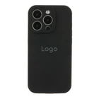 Чохол Silicone Case Full Size with Frame для iPhone 14 Pro Max Колір 18.Black