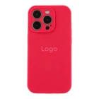 Чохол Silicone Case Full Size with Frame для iPhone 14 Pro Max Колір 37.Rose Red