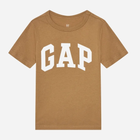 Підліткова футболка для хлопчика GAP 885814-00 152-165 см Коричнева (1200133152105)