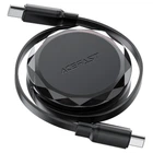 Кабель ACEFAST C13-03 USB-C to USB-C двойной выдвижной зарядный кабель для передачи данных Черный