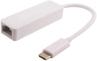 Адаптер MicroConnect RJ-45 - USB Type-C 0.15 м White (USB3.1CETHW)