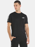 Футболка бавовняна довга чоловіча Puma T-Shirt 847382 01 L Чорна (4064535400564)