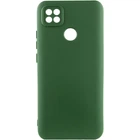 Чохол TPU GETMAN Liquid Silk Full Camera для Xiaomi Redmi 9C Зелений / Dark green