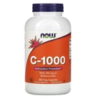 Вітамін С-1000 Now Foods з біофлавоноїдами C-1000, 250 вегетаріанських капсул (NOW-00692)