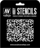 Трафарет Vallejo ST-AIR002 Stencils Weathered Paint 1:72 (8429551986434)