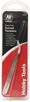 Pęseta Vallejo T12004 Tools Extra Fine Curved Tweezers 115 mm (8429551930338)