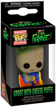 Брелок Funko Pocket POP Keychain Marvel I am Groot Groot with Cheese Puffs 4 см (0889698706483)