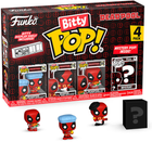 Zestaw figurek-niespodzianek Funko Bitty POP Marvel Deadpool Bathtime 4 szt (0889698849609)