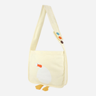 Torebka shopper damska materiałowa Art Of Polo Hello goose Bag tr24174-1 Biała (5905602912100)