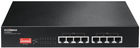 Switch Edimax Gigabit Ethernet 8 Ports Long Range PoE+ Switch with DIP Switch Black (ES-1008P V2)