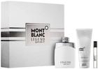 Zestaw dla mężczyzn Montblanc Legend Spirit Pour Homme Woda toaletowa 100 ml + Miniaturka Woda perfumowana 7.5 ml + Żel pod prysznic 100 ml (3386460145213)