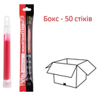 Хімічне джерело світла (стік) 2E GS6, 15см, 12 годин, червоний - 50 шт (2E-CGS6-RD-BX)