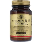Вітамін В12 Solgar (ціанокобаламін) Vitamin B12 100 мкг, 100 таблеток (SOL-03180)