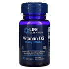 Вітамін Д-3 Life Extension Vitamin D3 1000 МО, 90 капсул (LEX-17539)